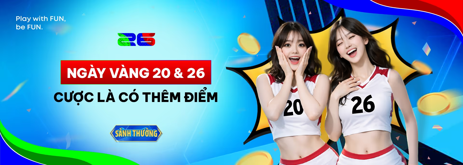Banner Fun88 chuyên mục giải trí đa dạng